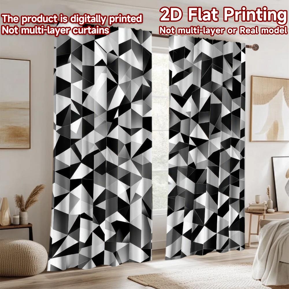 2D flat Photography Backdrop Popular Photography Scene Banner Geometric Shapes 100% Polyester Festive Backdrops Perfect for
