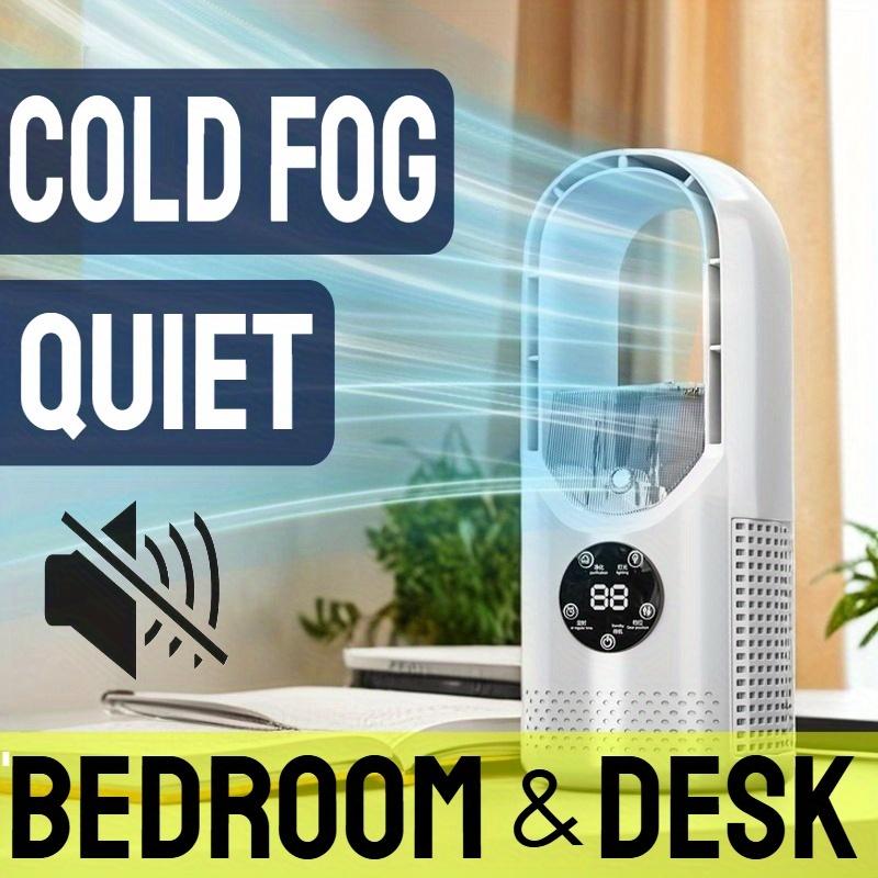 Bladeless Fan, Spray High-efficiency Cooling Cooler, Office Desktop Fan Three-in-one USB-powered Desktop Fan Of Air Cooler, Night Light And Humidifier