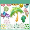 Ins Aluminum Foil Balloon Decoration For Wedding And Party Hawaiian Pineapple Flamingo Design
