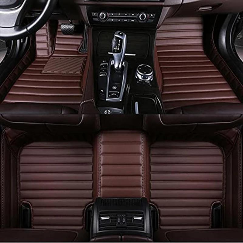 For Lincoln Aviator Nautilus 2019-2026 Auto Leather Waterproof Custom Car Floor Mats Carpets Foot Coche Accessorie Floor Liners