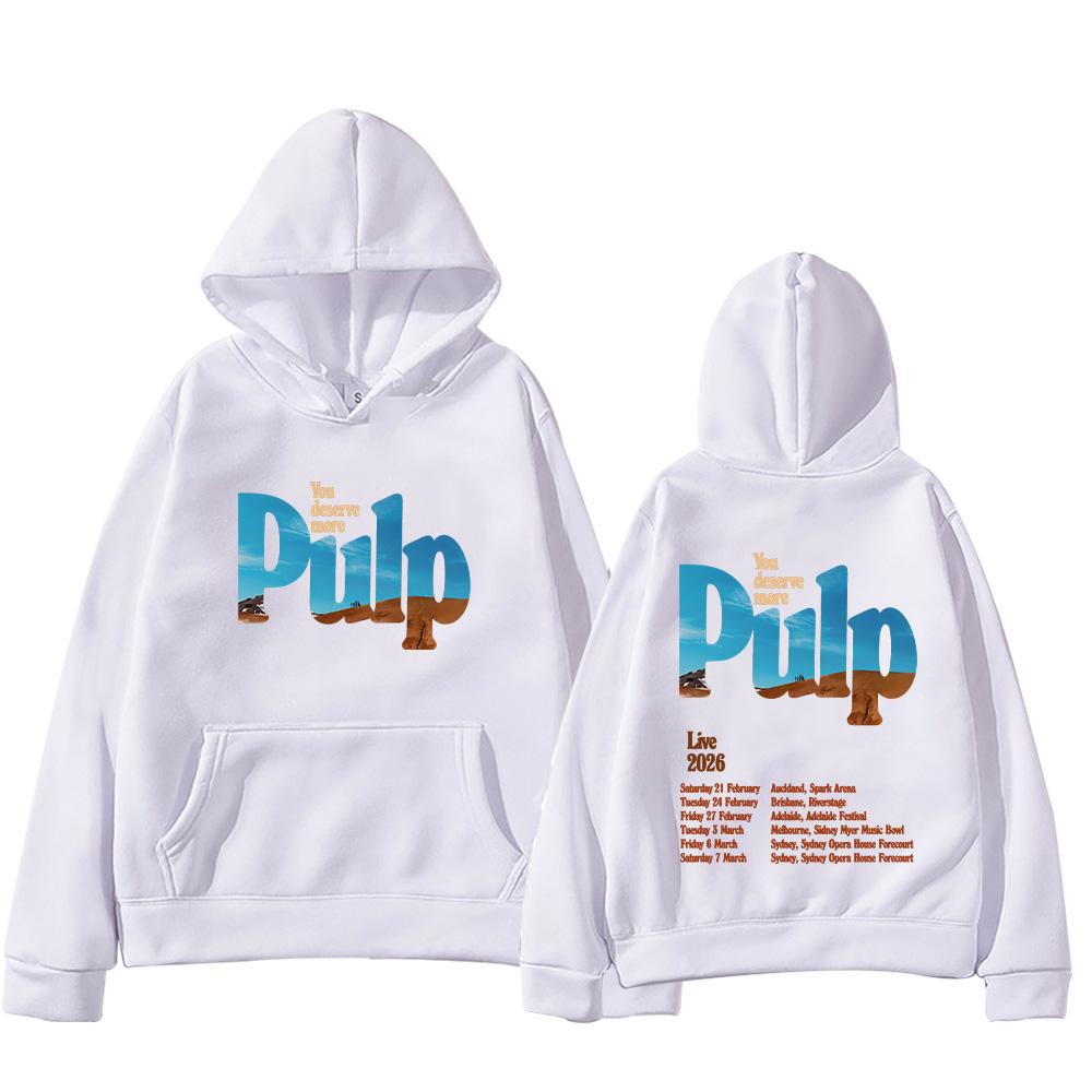 Pulp Rock Band Fashion Hoodies Pulp Live 2026 Graphic Clothes Women Men Casual Versatile Long Sleeve Pullovers Sweatshirts
