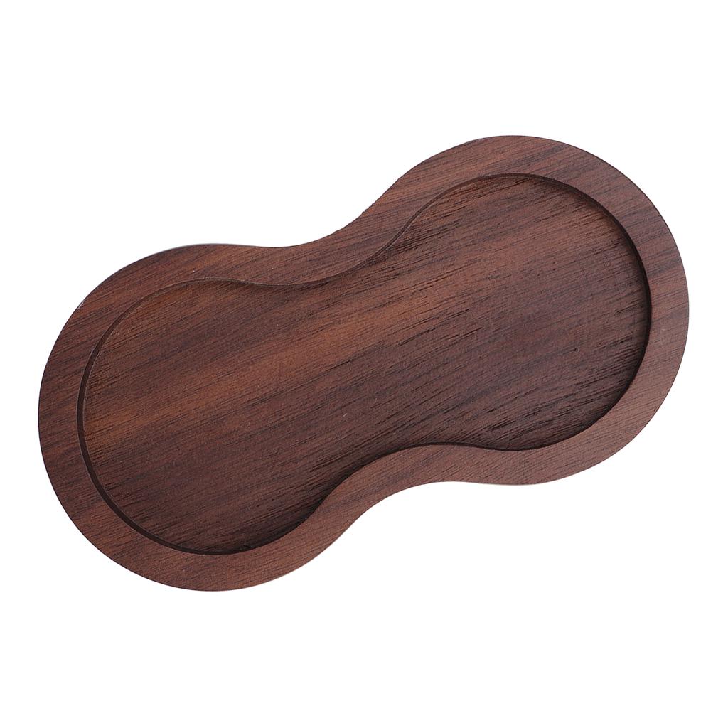 Kaffee Tamper Matte Walnussholz Wiederverwendbar Präziser Schlitz Leichtgewicht Kompakter Kaffee Tamper Halter für Restaurants Bars