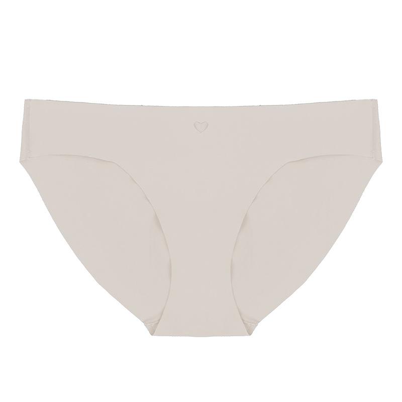 Damskie Majtki Trójkątne Plus Size, Wiosna i Lato, Seksowne, Oddychające, Jedwab Lodowy, Wysoka Bawełna Wiosenna, Krocze Bez Oznakowania, Niski Stan