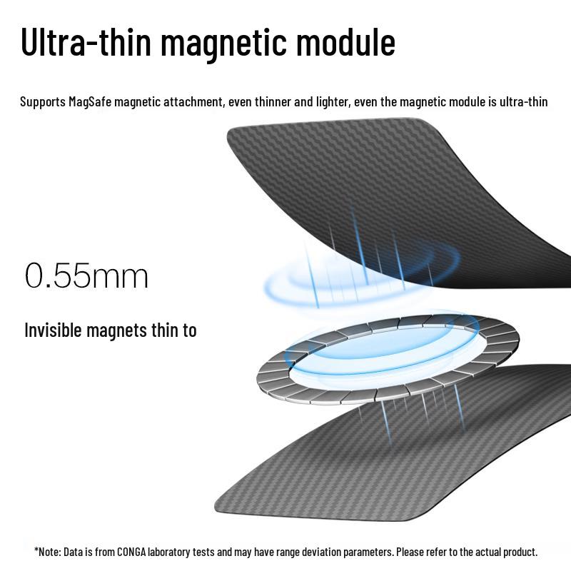 Husă Magnetică CONGA din Fibră Aramidică Kevlar pentru OPPO Find X9/X9 Pro