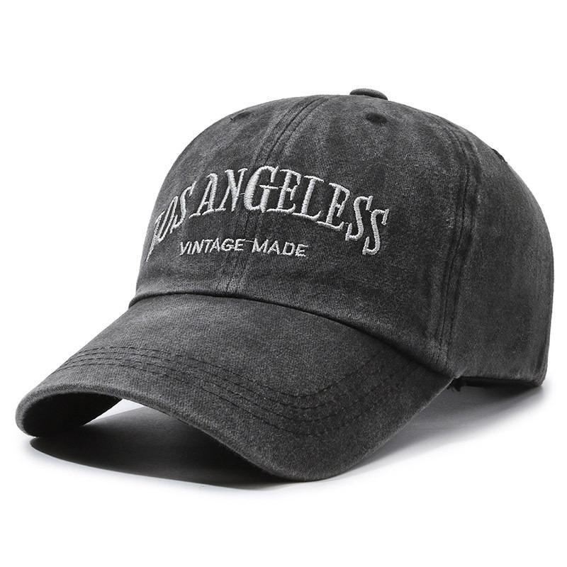 Vintage Distressed ”LOS ANGELESS“ Embroidered Baseball Cap with Soft Crown | Adjustable Streetwear Unisex Hat