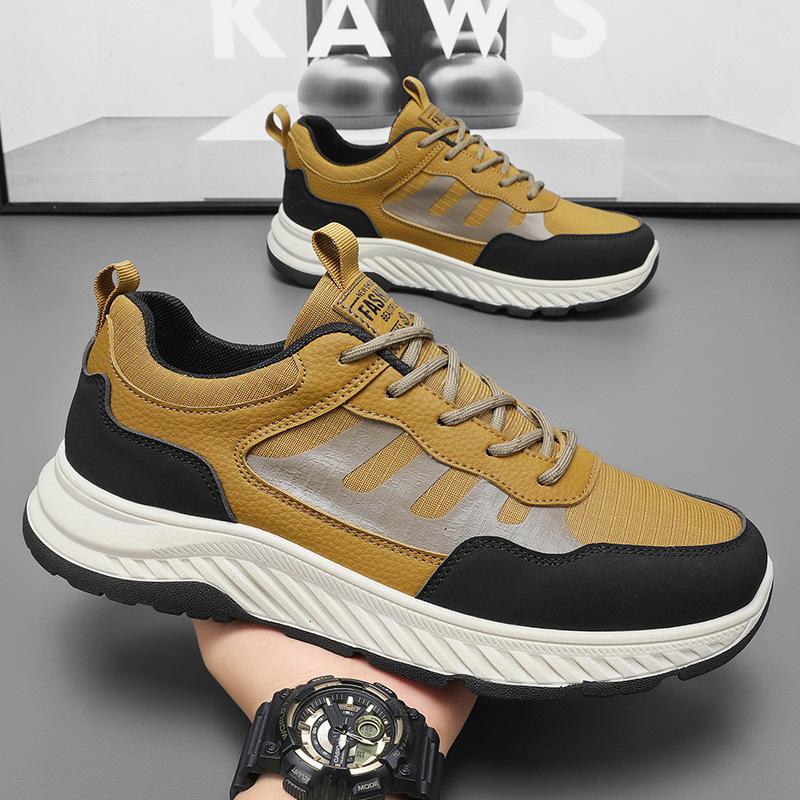 

Men s shoes 2025 spring fashion new versatile sports shoes breathable running wear-resistant non-slip soft sole running casual shoes 44