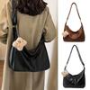 New Design Leather Crossbody Bag Large Capacity Women Tote Handbag Vintage Shoulder Bag  Lady
