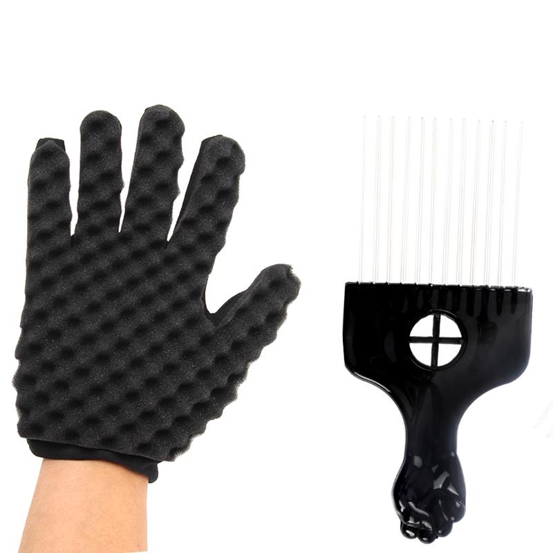 

Pro Sponge Hair Brush Double Sided Magic Twist Hair Brushes Hair Braid Curling Гребінець Перукарські інструменти для укладання Аксесуари