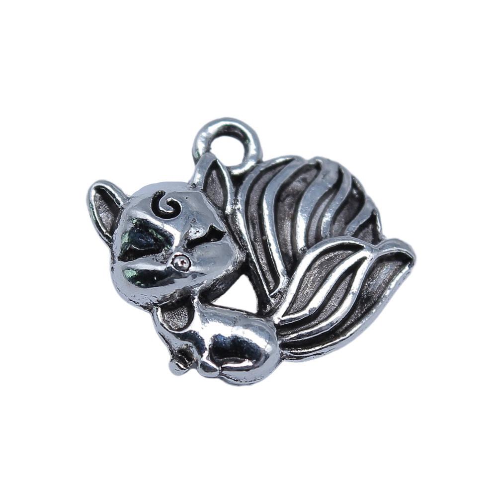 Retro Leopard Charms Metal Animal Pendants For Jewelry Making Handmade Supplies