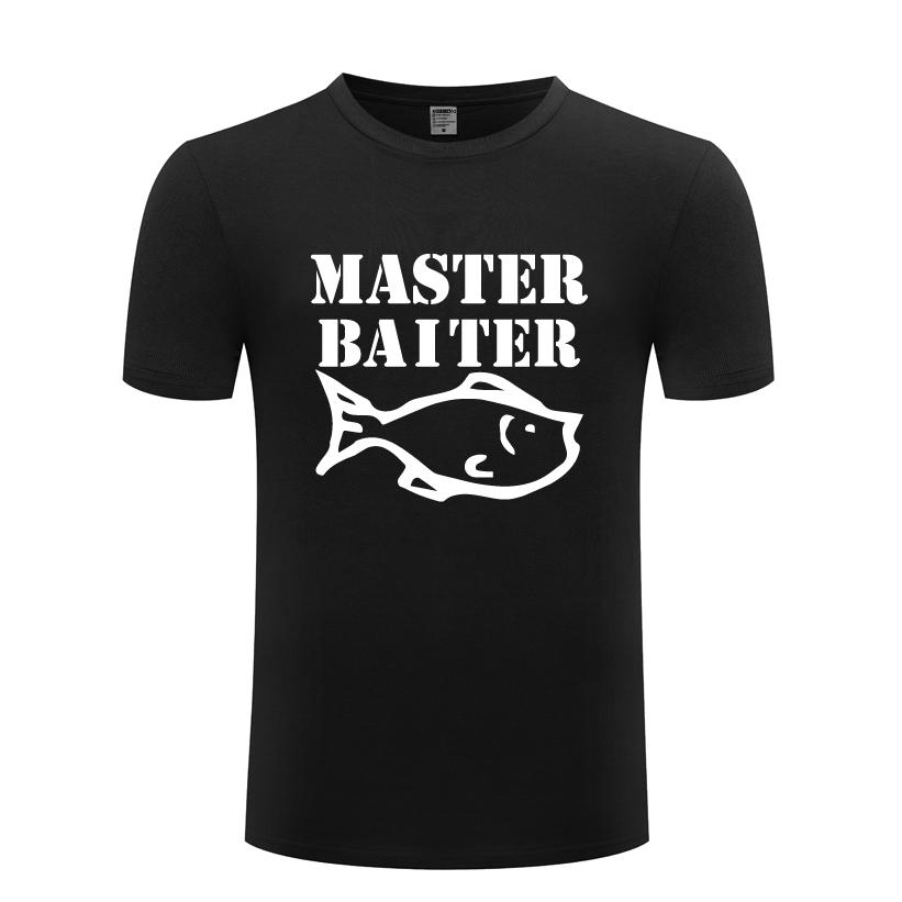 Buy Master Baiter Joke Fishing Fisherman Funny Mens Men T Shirt Tshirt