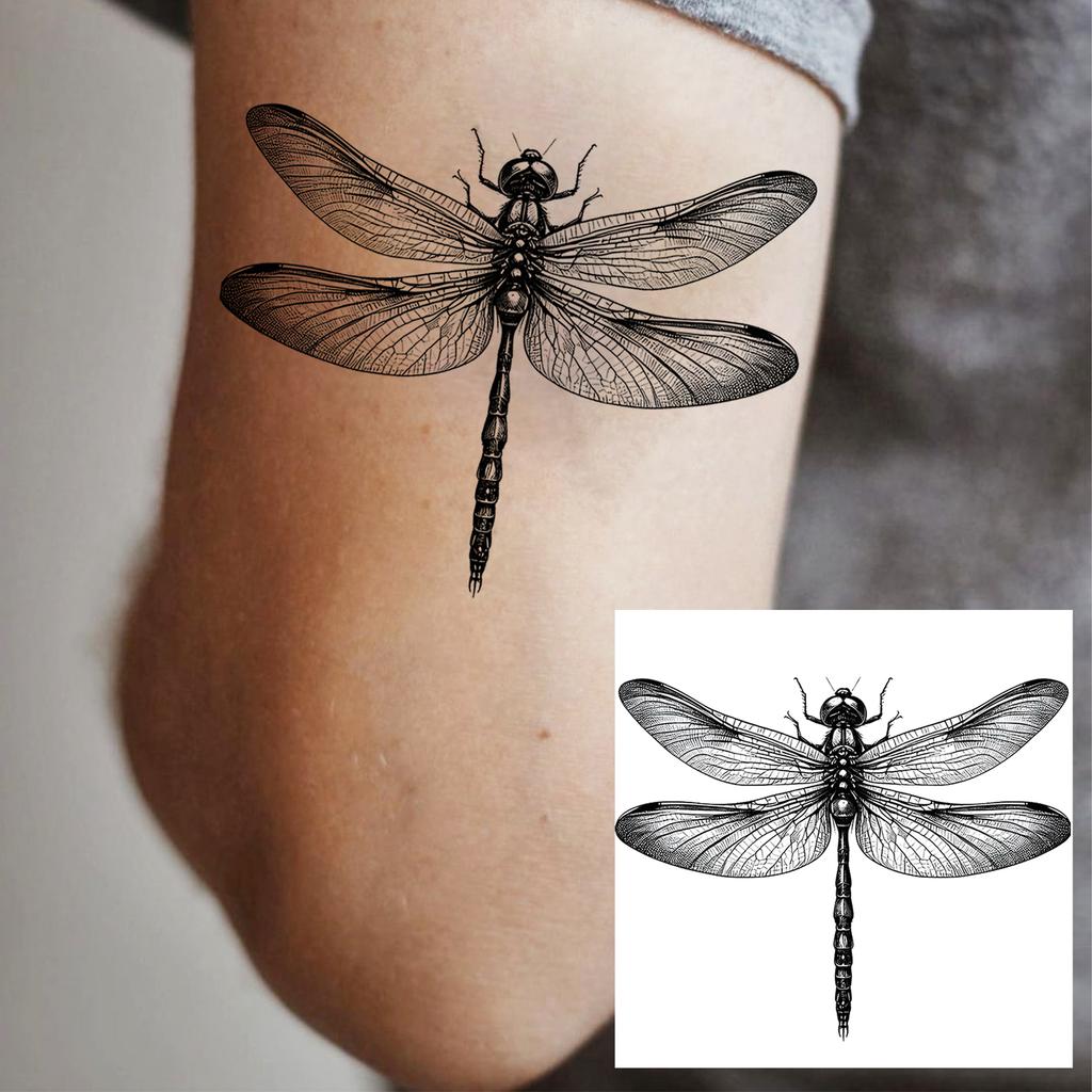 1 Sheet Butterfly Temporary Tattoos For Women Hands Clavicle Neck, Fake Tattoo Stickers Waterproof Long Lasting Realistic Tatoos