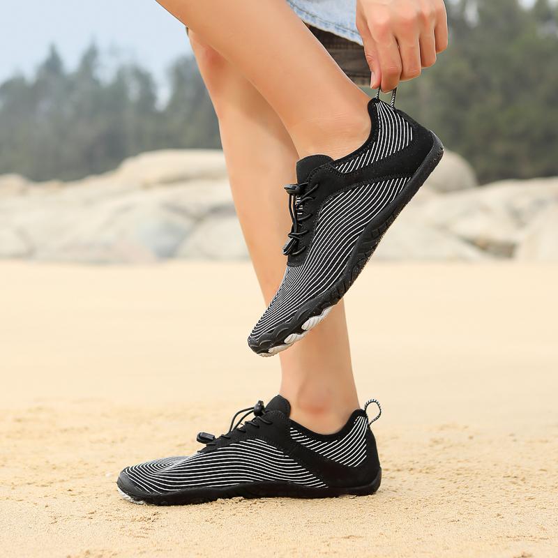 Vattenskor Herr Strandsporter Barfota Dykning Dam Snabbtorkande Aqua Strumpor Poolskor för Surf Yoga Vattengymnastik