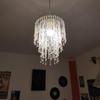 Crystal Chandelier Pendant for Birthday and Wedding Decorations (No Light Source)