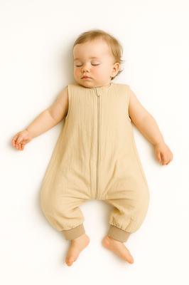 Gigoteuse en mousseline pour enfants avec jambes L 9-24 mois été TOG 1.0 - crème