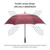 G4Free Auto Golf Umbrella Extra Large Extra Large Double Canopy Breathable Windproof Waterproof Stick Umbrella 47/54/62/68inch Open/Close