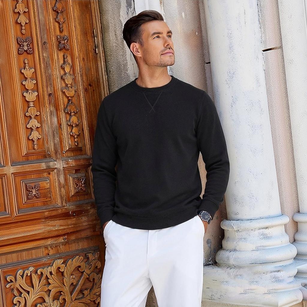 Men's Lightweight Casual Zip-Up Jacket with Multiple Pockets for Work and Daily Wear