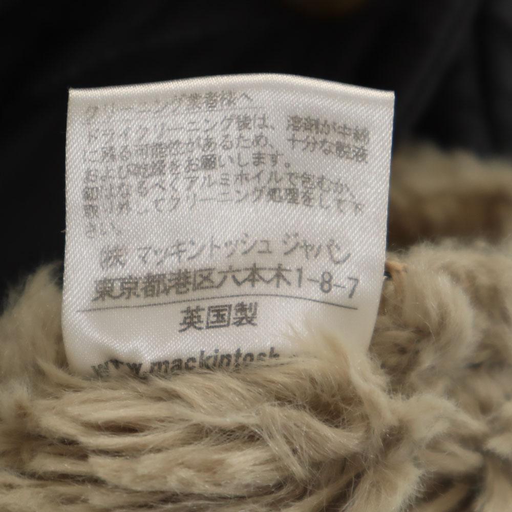 Mackintosh Made In Scotland Quilted Coat 34 Charcoal Gray Back Bore Women Used