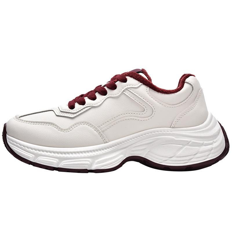 Winter New Retro Velvet Dad Shoes Women's Platform Sneakers 15911