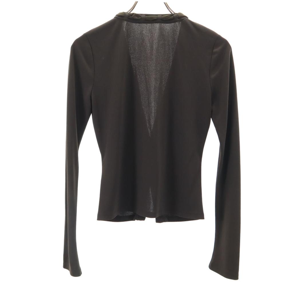 FOXEY NEW YORK Made In Japan Long Sleeve V Neck Cardigan 40 Brown Women Used