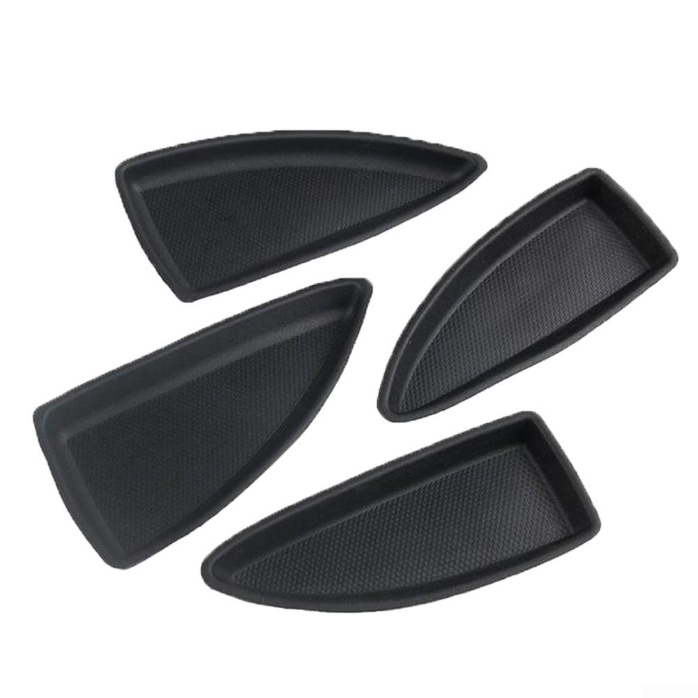 Front Vänster/höger Dörromkopplare Bezel Cap Fram/bak Svart