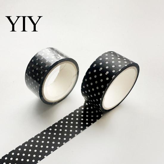 Lässiger Stil Washi Tape Schwarz Weiß Gitterband, Karomuster Dekoratives Abdeckband für Kunst, DIY-Basteln, Notizbücher, Planer, Scrapbooking, Geschenkverpackung