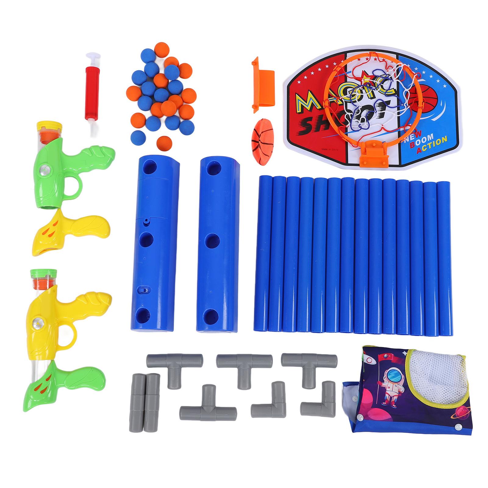 

Мягкий шарик EVA с воздушным приводом, аэродинамическая игрушка, гладкие края, детский интерактивный набор игрушек для стрельбы