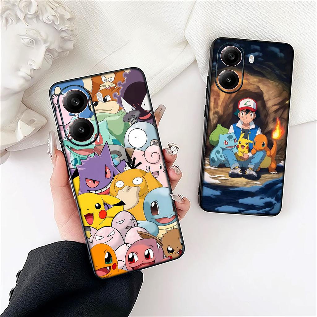 P-Pikachus Charmander P-Pokemons Mewtwo Cover for Apple iPhone 12 13 Mini XS 11 Pro Max 7 8 Plus + XR 8+ X SE 2020 SE3 Case