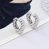 Korean Temperament French Love-shaped Twist Earrings, Daily Versatile Trend Earrings, Niche Design Cold Wind Earrings