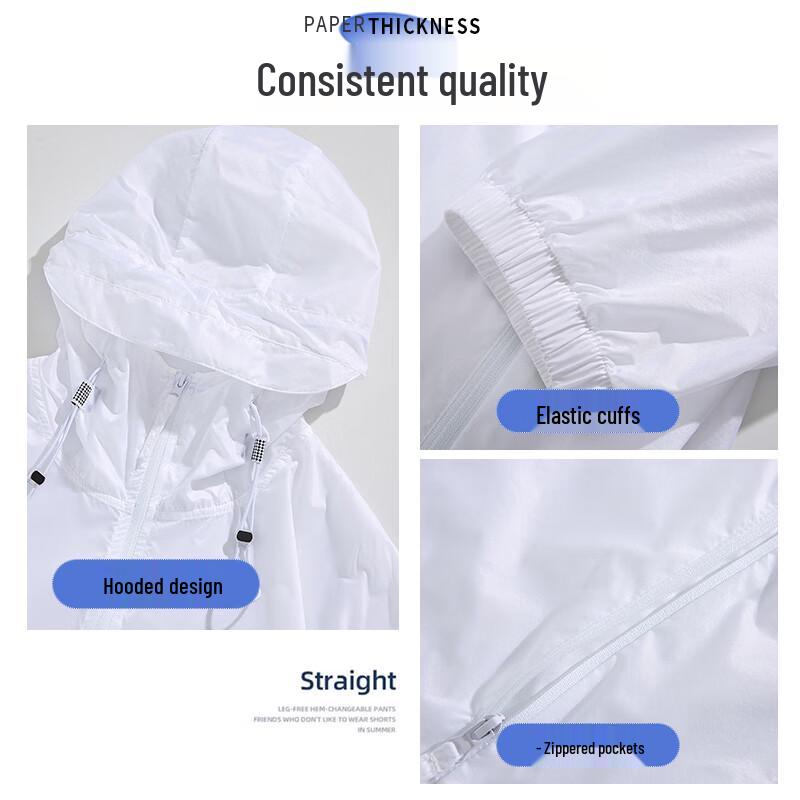 Wassup Sohot Men's Summer Sun Protection Hooded Jacket