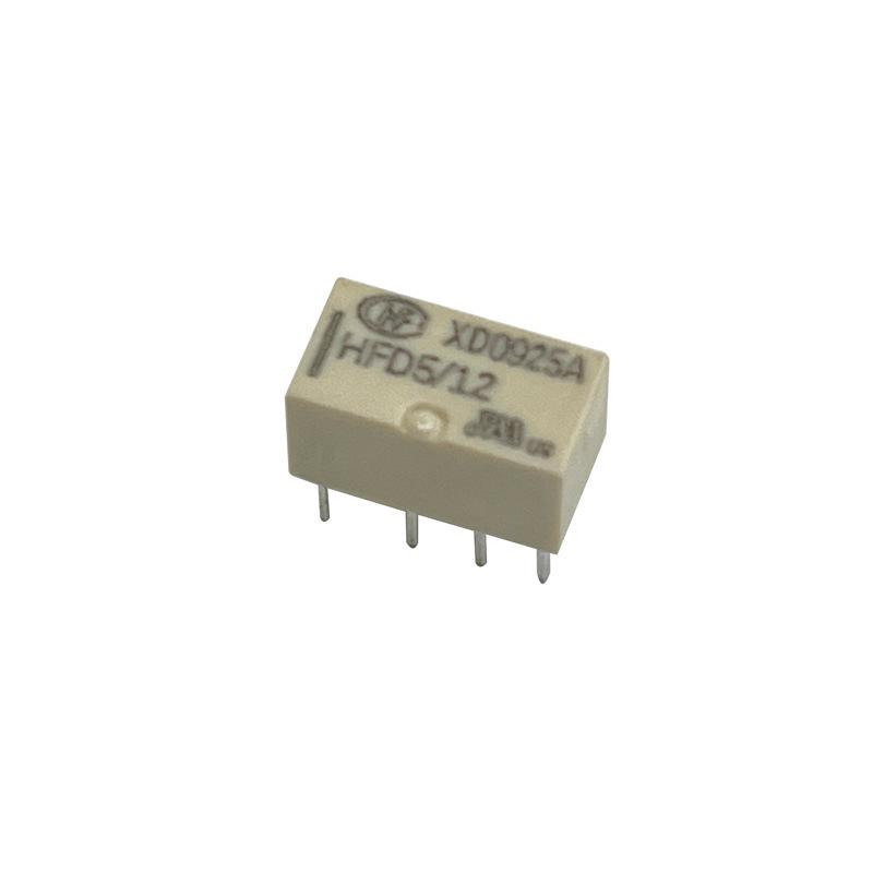 Brand New Hongfa HFD5/12 Power Relay, 2A, 12V, Direct Plug-In, Dual Changeover