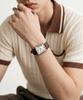 Sialeugo Sg-010L-Rbr Fennel Collection Men'S Leather Wristwatch (Free Gift Included)