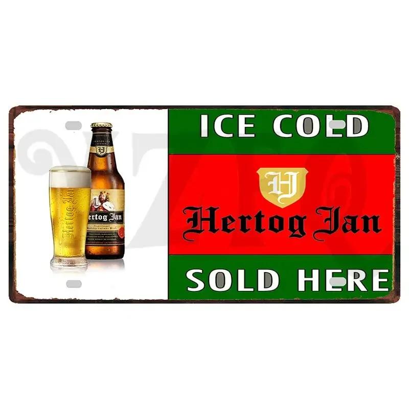 Belgian Beer Metal Sign 6x12 Inch Duvel Corona Jupiler Zot Plate For Wall Home Restaurant Craft Decor 30X15CM DC-1636A