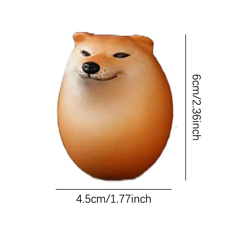 

Dog & Egg Decorations Creative Shiba Inu Realistic Egg Shape Desk Decor for Home Offices Home Decor Desk Decoration