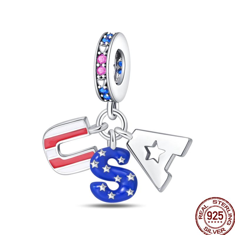 American Sports Series Copper Badminton Baseball Football Pendant Beads Suitable For 3Mm Original Bracelet Diy