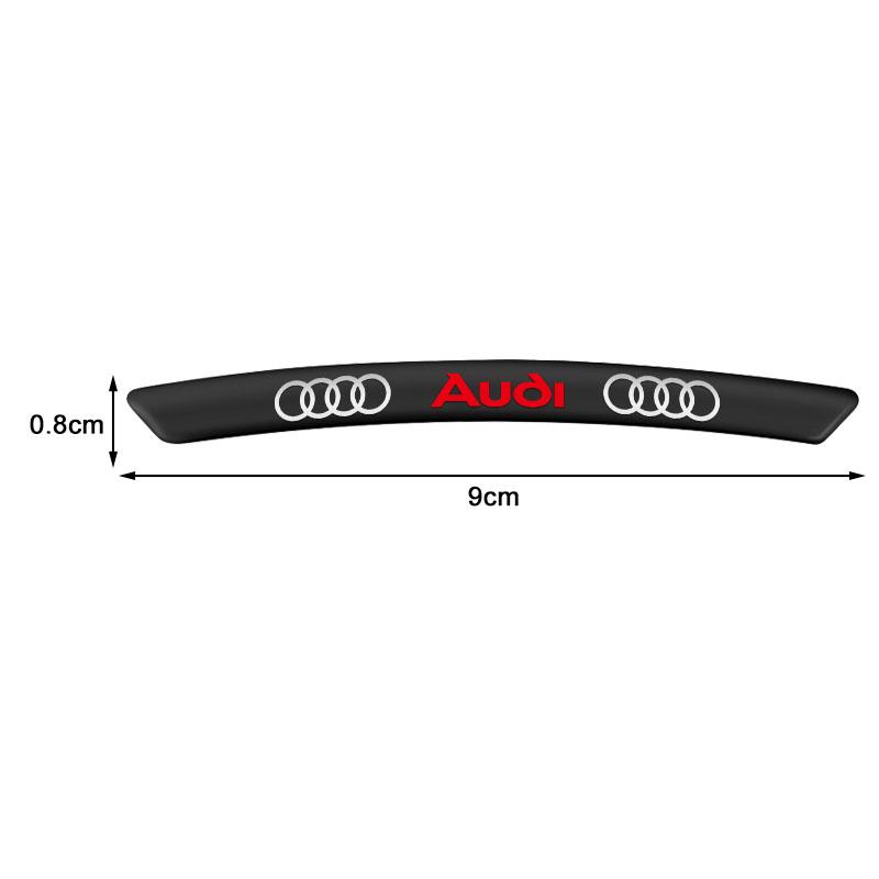4 Buc. Aluminiu Autocolant Emblema Butuc Roată Auto Decor Jantă Anvelopă Decal Pentru Audi C5 C6 C7 A4 B6 B8 B7 A6 A3 A5 Q3 Q5 Q7 8P S3 S5 S1 S4 S2 RS3 RS4 RS5 RS6 RS8