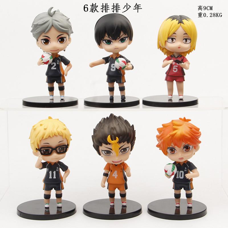 Haikyuu Shoyo Hinata Tobio Kageyama Pvc Figures Collectible Anime Characters Desk Car Decor