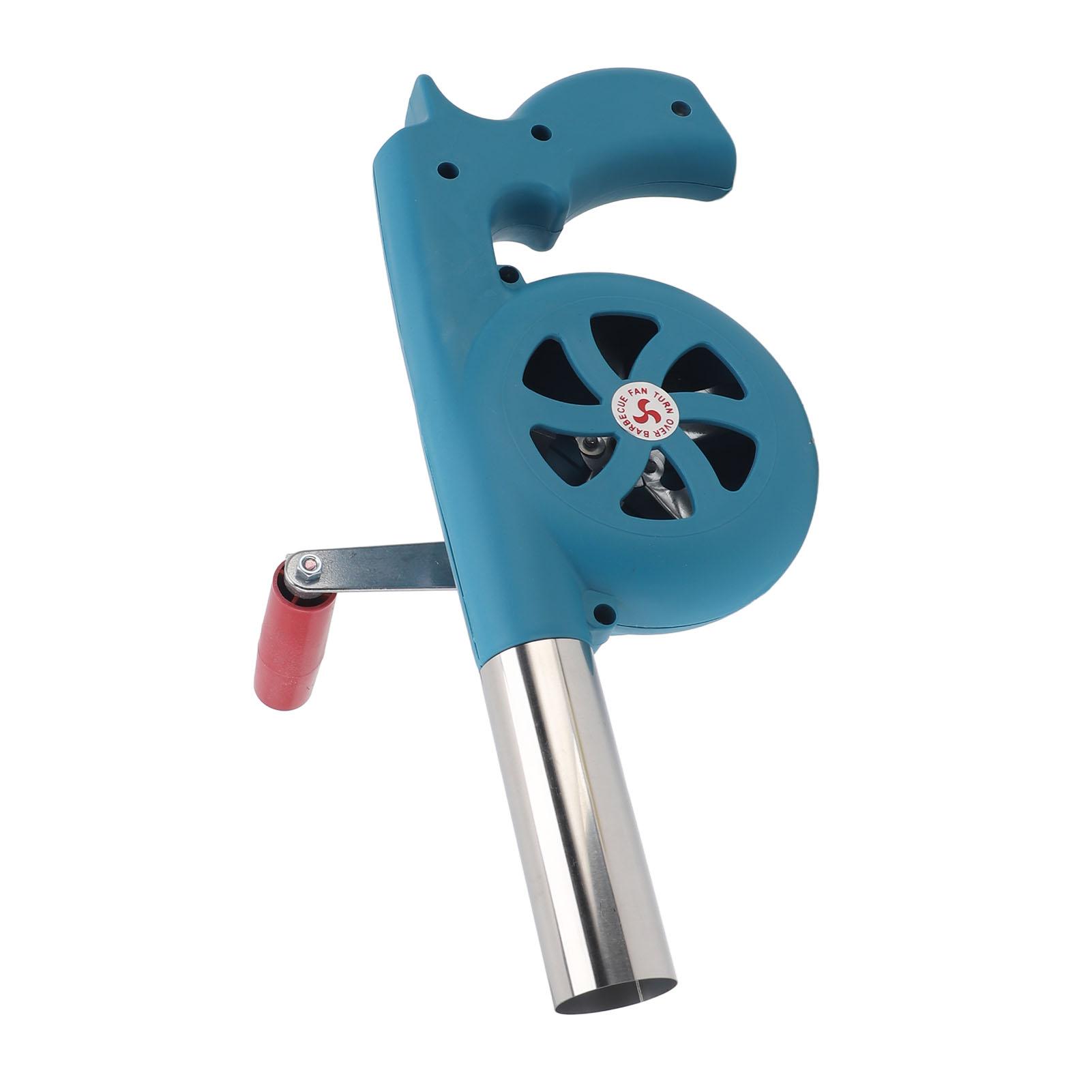 Hand Crank BBQ Fan Increase  power Portable Barbecue   Blower for Outdoor Camping Barbecuing