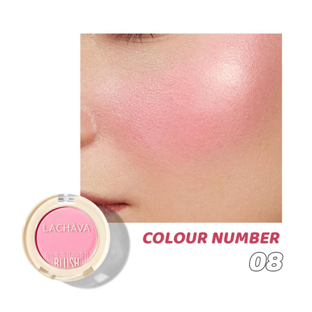 3.5G Single Color Pressed Powder Blush 12 Colors Matte High Pigment Long Lasting Natural Women Face Eye Makeup Blusher Palette