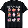 God Say I Am Lover Cute Kawaii Pets and Donuts Cute Easter Gift Unisex T-Shirt