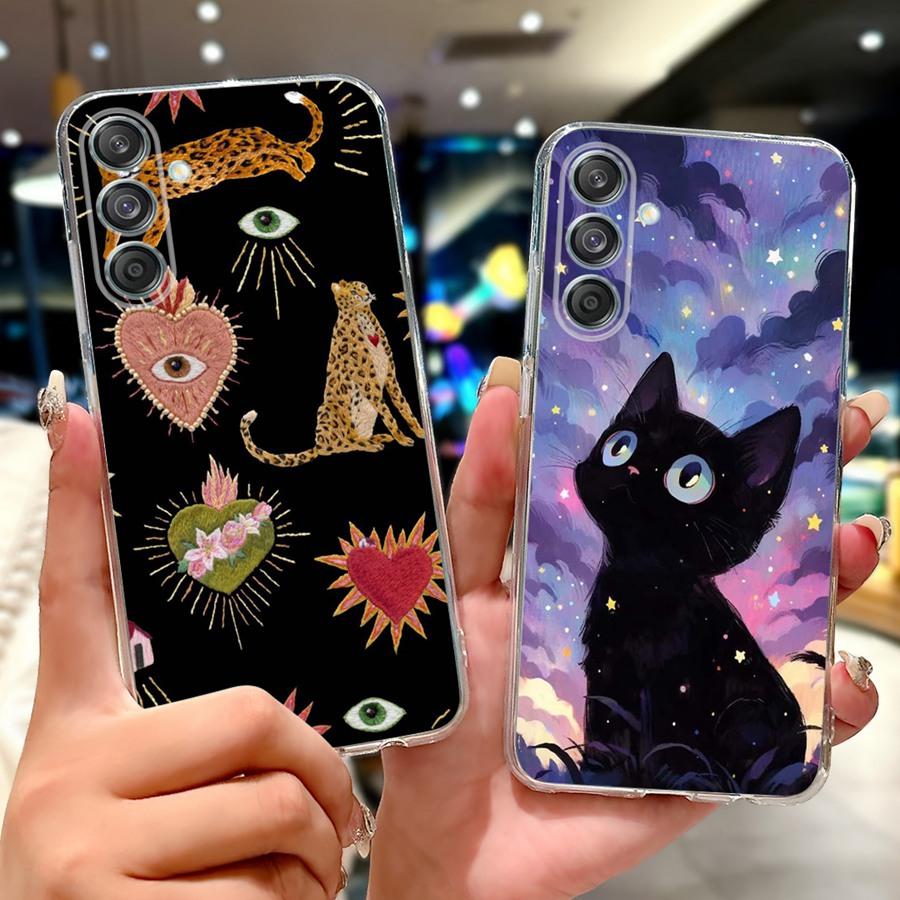 Case for Samsung Galaxy M34 M54 M55 5G New Design TPU Silicone Soft Cover for Samsung M546B  M556B M346B Coque Protective Capa