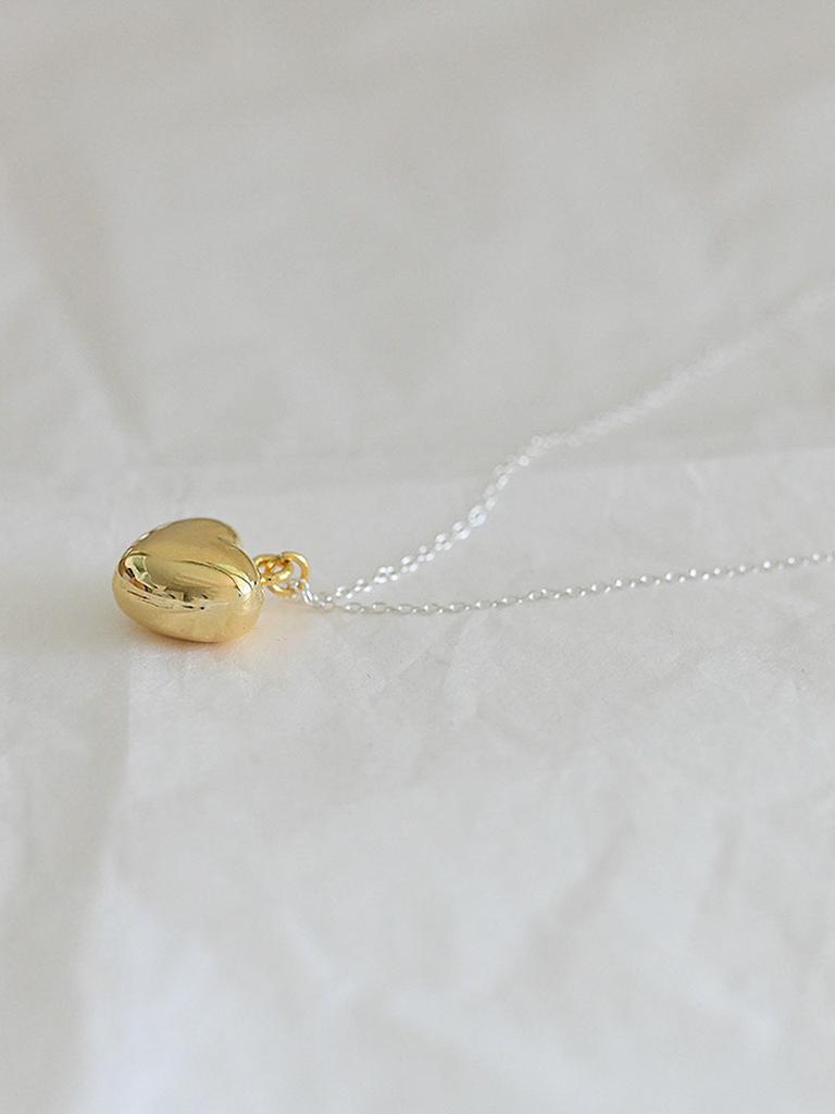 Lucore Silver 925 Lovely Heart Necklace