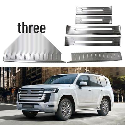 Fits 2021-2023 Toyota Land Cruiser 300 Rear Bumper Sill Strip & Decorative Trim
