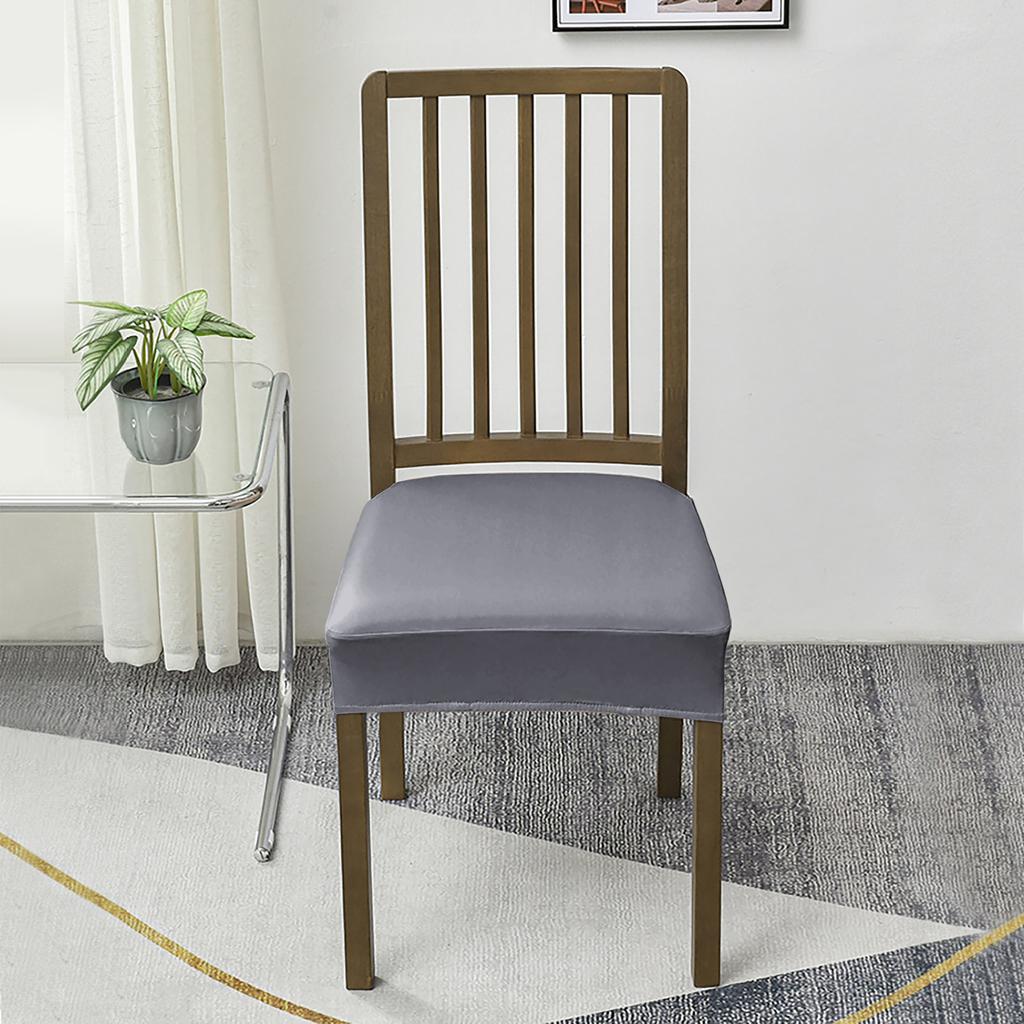 PU leather chair seat cover waterproof cross-border home dining chair cover half pack hotel pu leather chair cover cover