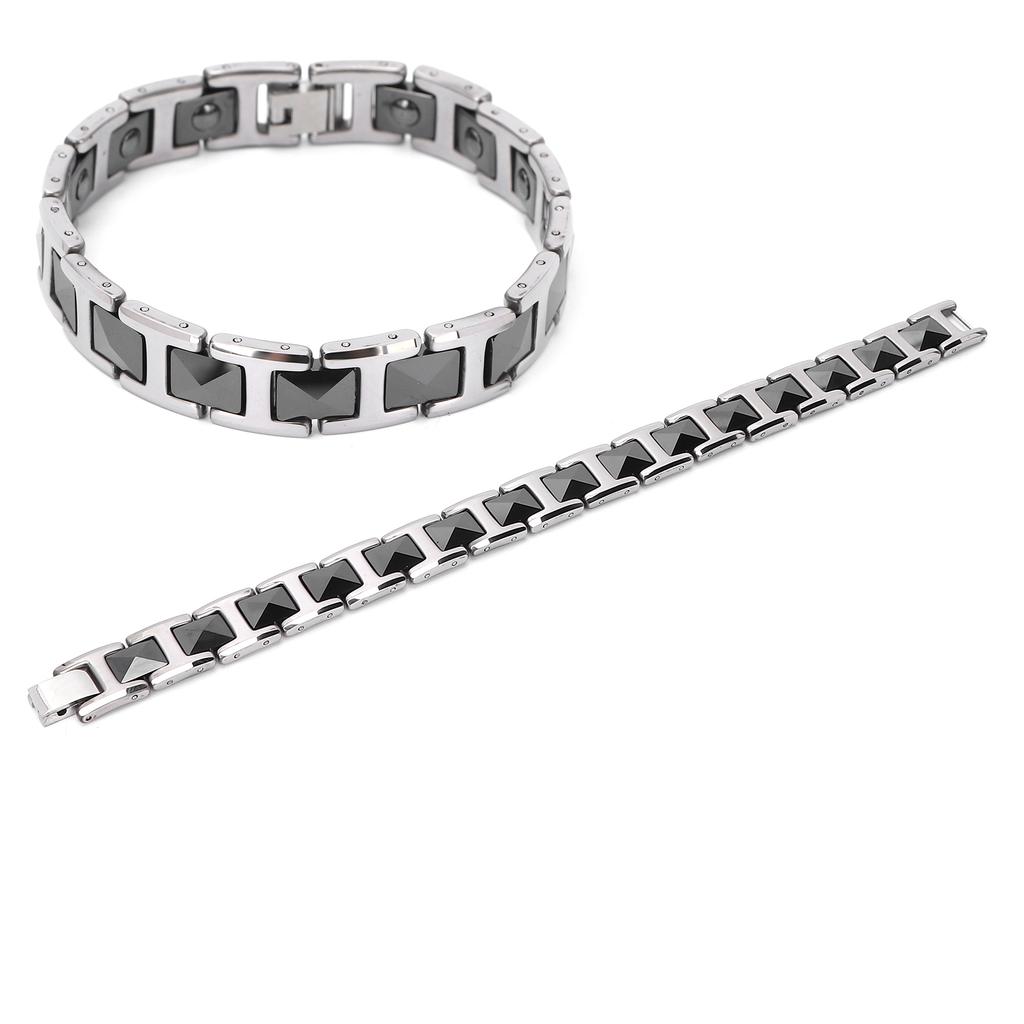 Magnetic Bracelet Titanium Steel Magnet Therapy Bracelets Pain Relief for Women Men