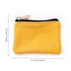 DIY Plain Canvas Cotton Bag Pure Zipper Coin Key Bag Money Pocket Women Men Hand-held Coin Purse Small Wallet Kid