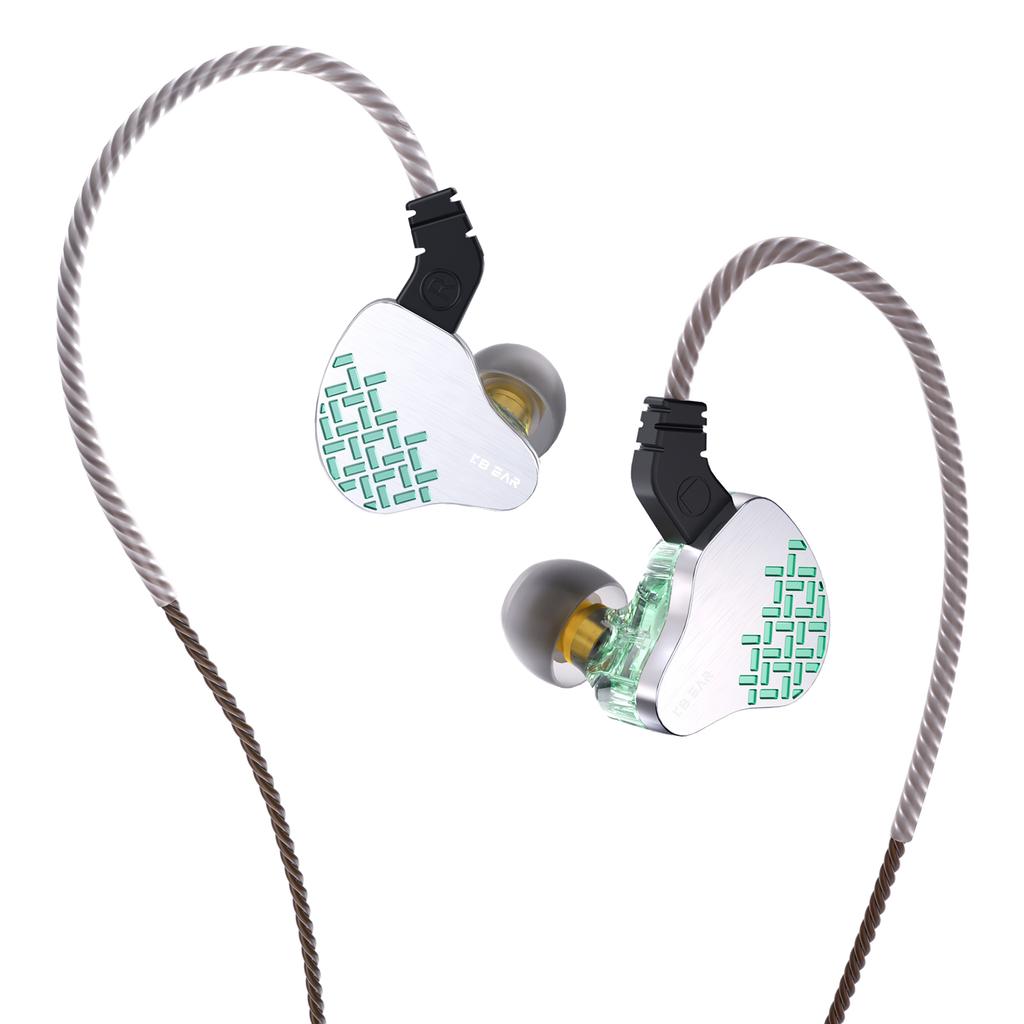 KBEAR Rosefinch Dynamic Hifi Wired Headphones Noise Cancelling Earbuds In Ear Monitor 10mm Biological Diaphragm Headset IEMS KZ