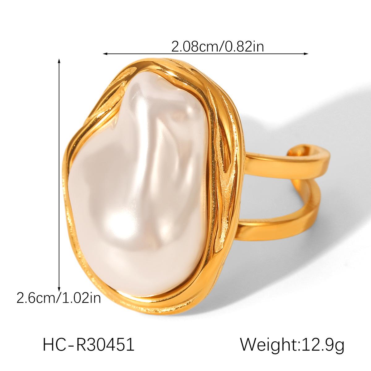 

French vintage jewelry irregular baroque pendant stainless steel necklace women s high-end titanium steel earrings