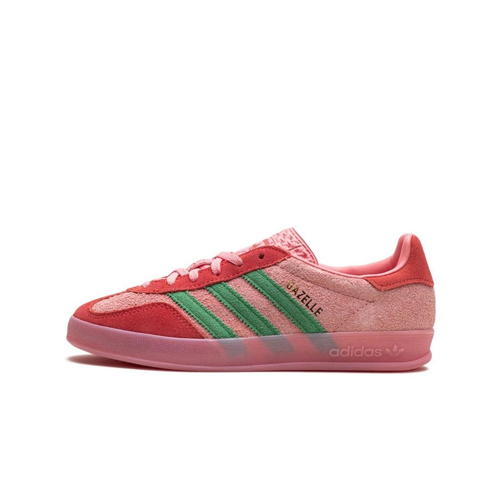 Adidas Gazelle Indoor Semi Rosa Scintillante Usato Scarlatto 40 rosa