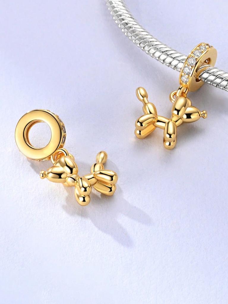 Charms Plata Wonderland Dreaming Rabbit Clock Beads Copper Plated Fit Copperoriginal Bracelet For Jewelry Making Diy Charm