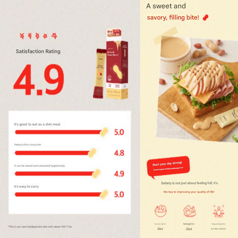 Delinosh Squeeze Peanut Butter Sticks 5 x 25g